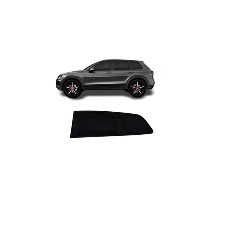 Autofenster Sonnenschutz 2 Stücke Universal Auto Seite Fenster Sonnenschutz Vorhang Schutz Mückenschutz Mesh Net Auto(2Pc SUV Rear) von TQHSAG