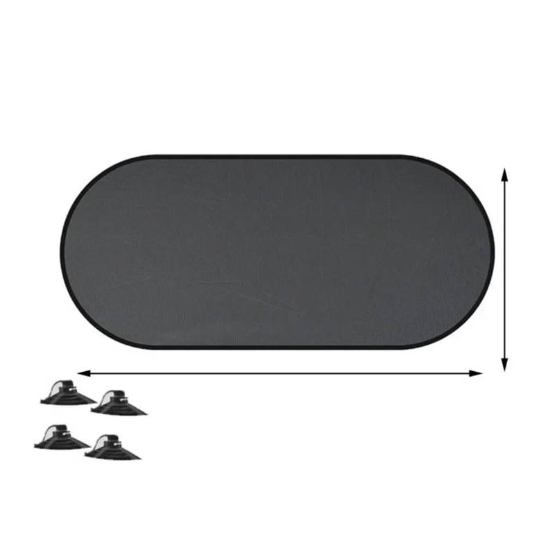 Autofenster Sonnenschutz Auto-Sonnenschutzabdeckungen Universal-Windschutzscheiben-Klappvisier-Reflektor-Windschutzscheiben-Autofenster-Sonnenschutz-Zubehör(Black 1xC) von TQHSAG