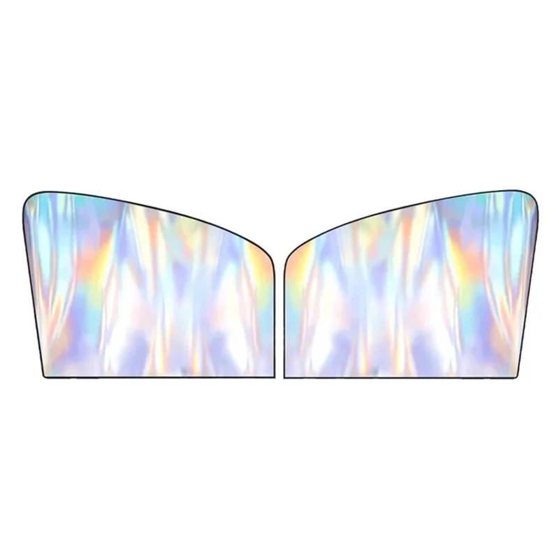 Autofenster Sonnenschutz Autovorhänge, Auto-Seitenfenstervorhang Universeller Sonnenschutz UV-Schutz Für Blockieren Der Vorderen Und Hinteren Fenster(Front 2PCs) von TQHSAG