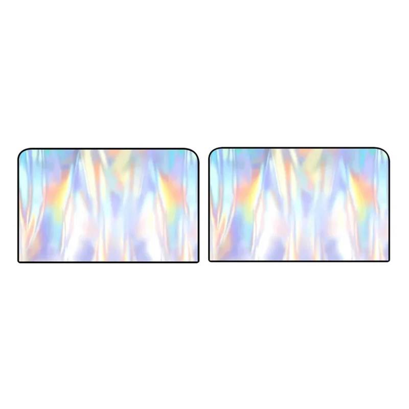 Autofenster Sonnenschutz Autovorhänge, Auto-Seitenfenstervorhang Universeller Sonnenschutz UV-Schutz Für Blockieren Der Vorderen Und Hinteren Fenster(Rear 2PCS) von TQHSAG