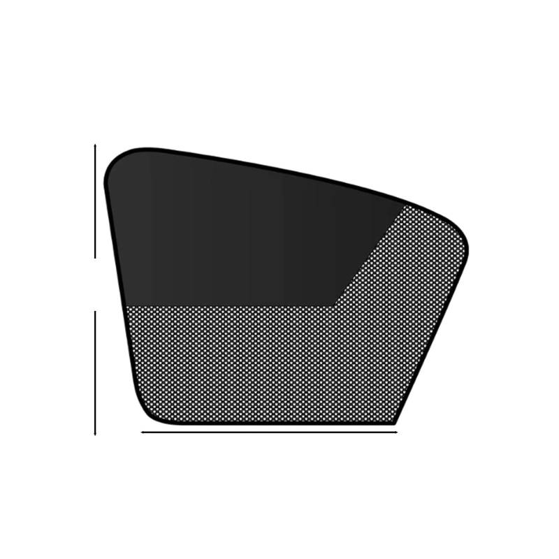Autofenster Sonnenschutz Duplex Magnetischer Auto-Sonnenschutz Hitzeschild UV-Schutz Sichtschutzvorhang Für Die Seite Universal Camping Napping Sommer(Driver) von TQHSAG