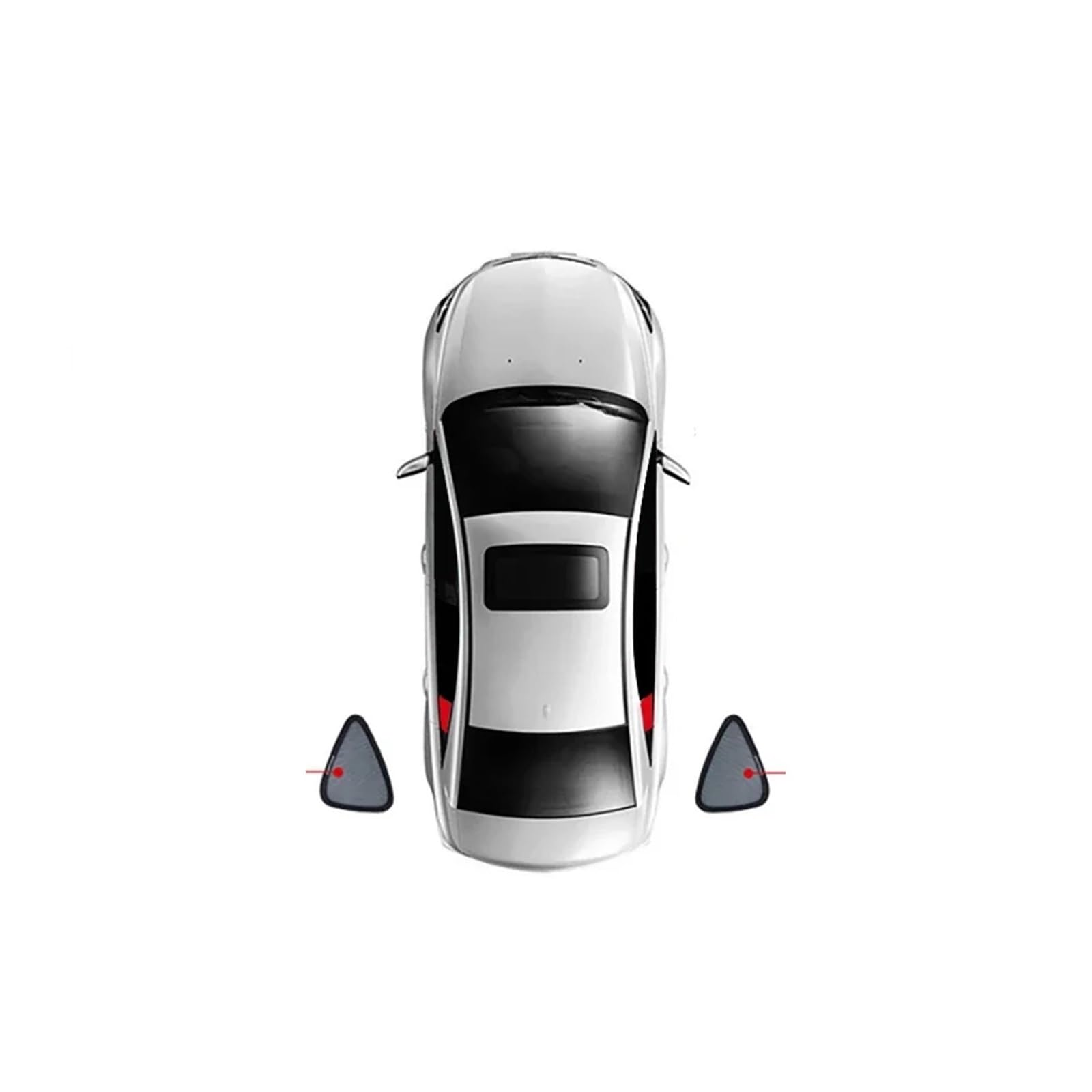 Autofenster Sonnenschutz Für VW Für Passat Nms A32 A33 2011-2019 Auto-Sonnenschutzschild Frontscheibe Rückseite Seitenfenster Sonnenschutzvisier(2PCS Train1) von TQHSAG