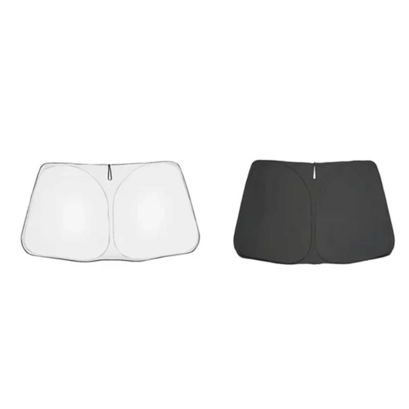 Autofenster Sonnenschutz Volle Abdeckung Auto Fenster Sonnenschirm Für X1 F48 2015-2022 Privatsphäre Blind Vorhang Front Windschutzscheibe 2016-2021(Front Windshield S) von TQHSAG