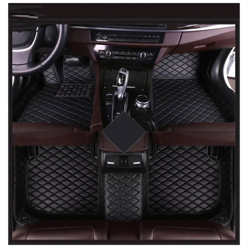 Autofußmatten Auto-Bodenmatte Für VW Für Passat B7 2010~2015 Wasserdicht TPE-Innenausstattung Teppich Individuelle Abdeckung 3 Stück/1 Set Antirutschmatten(Floor mat,RHD) von TQHSAG
