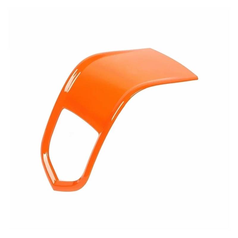 Dekorative Zubehör Auto-Lenkrad-Mitteldekorationsabdeckung Für Dodge Für Challenger Für Charger 2009 2010 2011 2012 2013 2014 Auto Dekoration(Orange) von TQHSAG