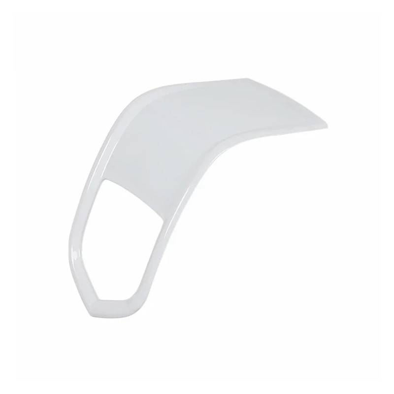 Dekorative Zubehör Auto-Lenkrad-Mitteldekorationsabdeckung Für Dodge Für Challenger Für Charger 2009 2010 2011 2012 2013 2014 Auto Dekoration(WEISS) von TQHSAG