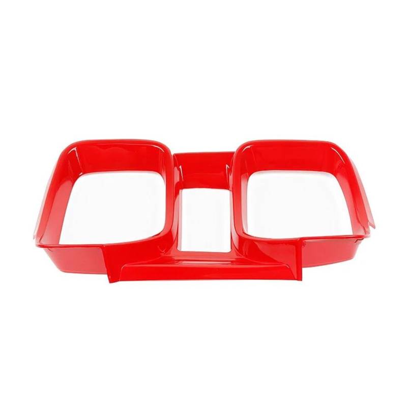 Dekorative Zubehör Für Chevy Für Camaro 2010 2011 2012 2013 2014 2015 Auto-Innenausstattung Armaturenbrett Dekoration Rahmenabdeckung Zubehör Auto Dekoration(Rot) von TQHSAG