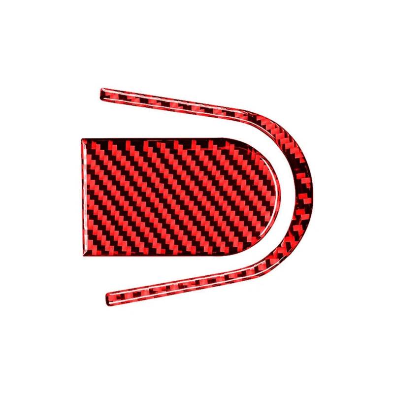 Dekorative Zubehör Für Chevy Für Camaro 2010-2015 Weiche Kohlefaser Auto HUD Schalter Panel Aufkleber Dekoration Auto Innen Zubehör Auto Dekoration(Style BRed) von TQHSAG