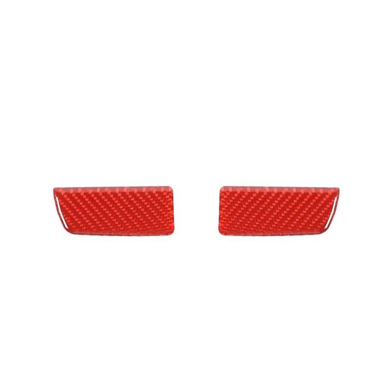 Dekorative Zubehör Für Chevy Für Camaro 2012 2013 2014 2015 Auto Innentür Armlehne Griff Schüssel Dekoration Abdeckung Aufkleber Zubehör Auto Dekoration(Rot) von TQHSAG