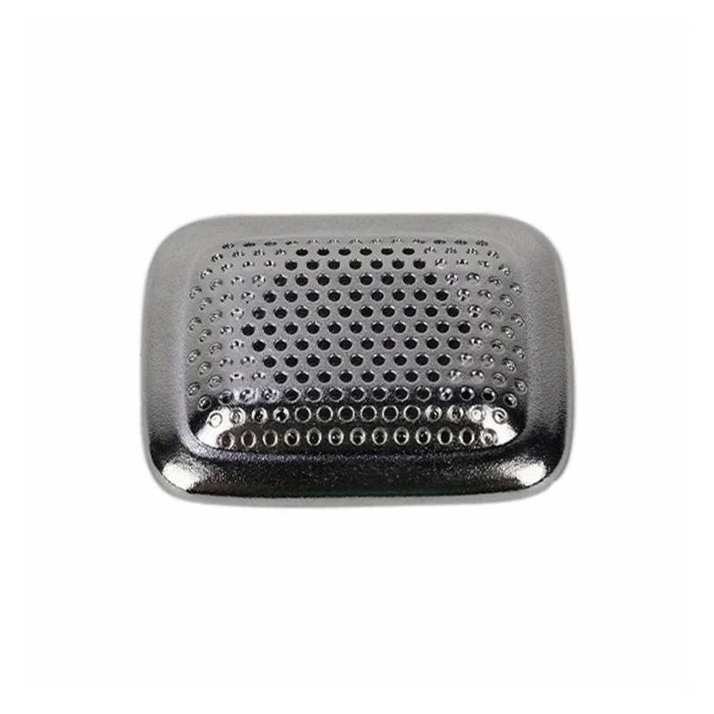 Dekorative Zubehör Für Chevy Für Colorado 2014-2024 Up Auto Innen Mikrofon Dekoration Abdeckung Zubehör Auto Dekoration(Chrome) von TQHSAG