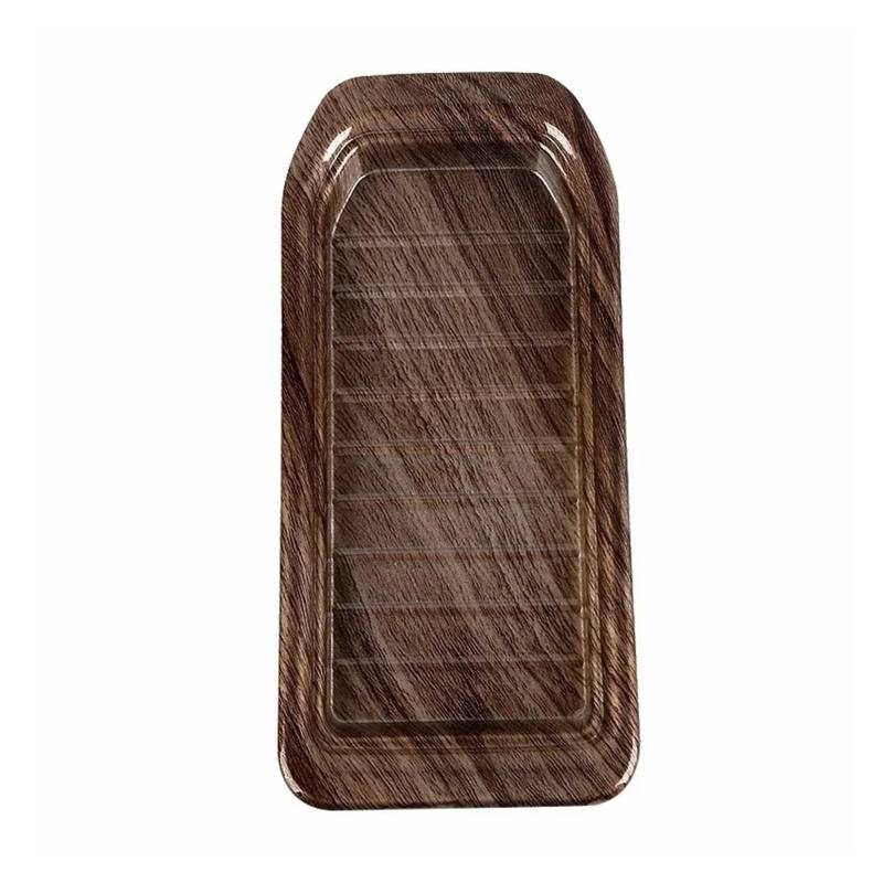 Dekorative Zubehör Für GMC Für Sierra Für Yukon 2019 2020 2021 2022 2023 2024 Up Auto Armlehne Box Lagerung Dekoration Abdeckung Auto Dekoration(Woodgrain) von TQHSAG