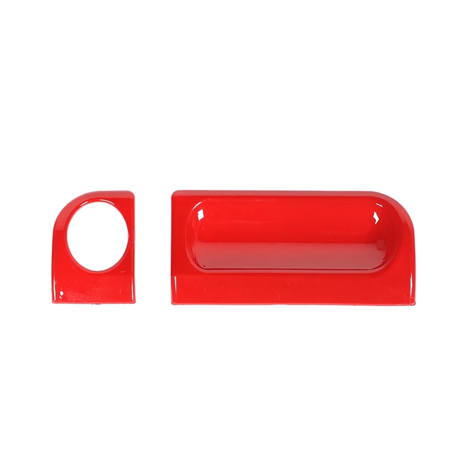 Dekorative Zubehör Für Jeep Für Wrangler JK 2007 2008 2009 2010 Auto Armlehne Box Schalter Dekoration Trim Abdeckung Innen Zubehör Auto Dekoration(Rot) von TQHSAG