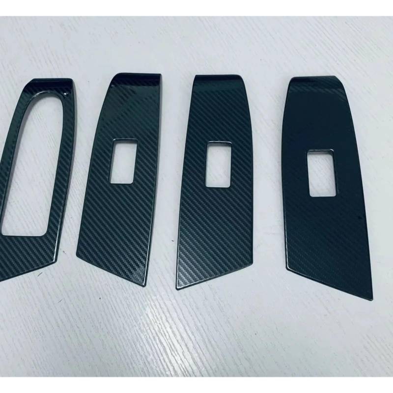 Dekorative Zubehör Für Mazda CX-50 CX50 2022-2024 Tür Armlehne Fenster Lift Tasten Trim Glas Schalter Rahmen Panel Abdeckung Auto Dekoration(Stainless SteelC) von TQHSAG