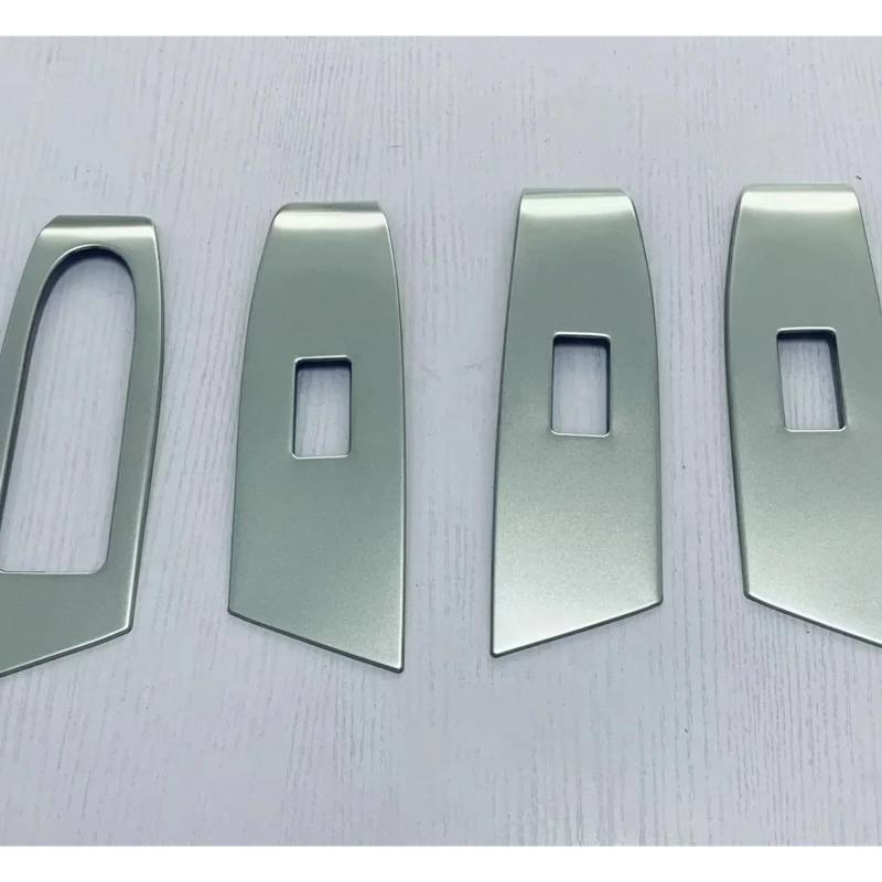 Dekorative Zubehör Für Mazda CX-50 CX50 2022-2024 Tür Armlehne Fenster Lift Tasten Trim Glas Schalter Rahmen Panel Abdeckung Auto Dekoration(Stainless SteelS) von TQHSAG