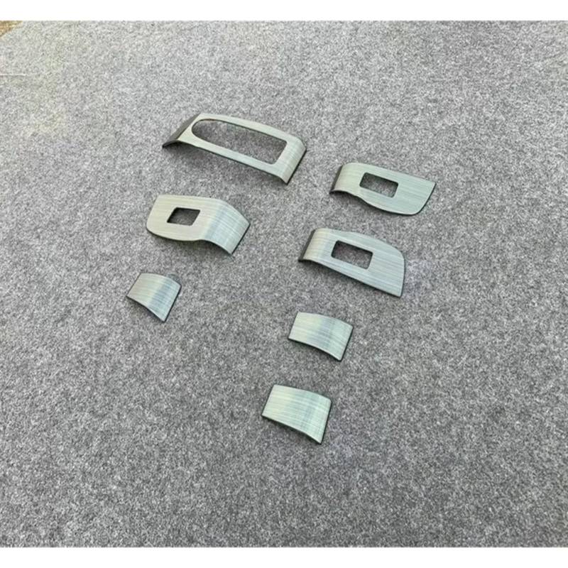 Dekorative Zubehör Für Mazda CX30 CX-30 RHD 2020 2021 Innentür Auto Armlehne Fensterheber Switchs Panel Abdeckung Armlehne Aufkleber Trim Auto Dekoration(Schwarz) von TQHSAG