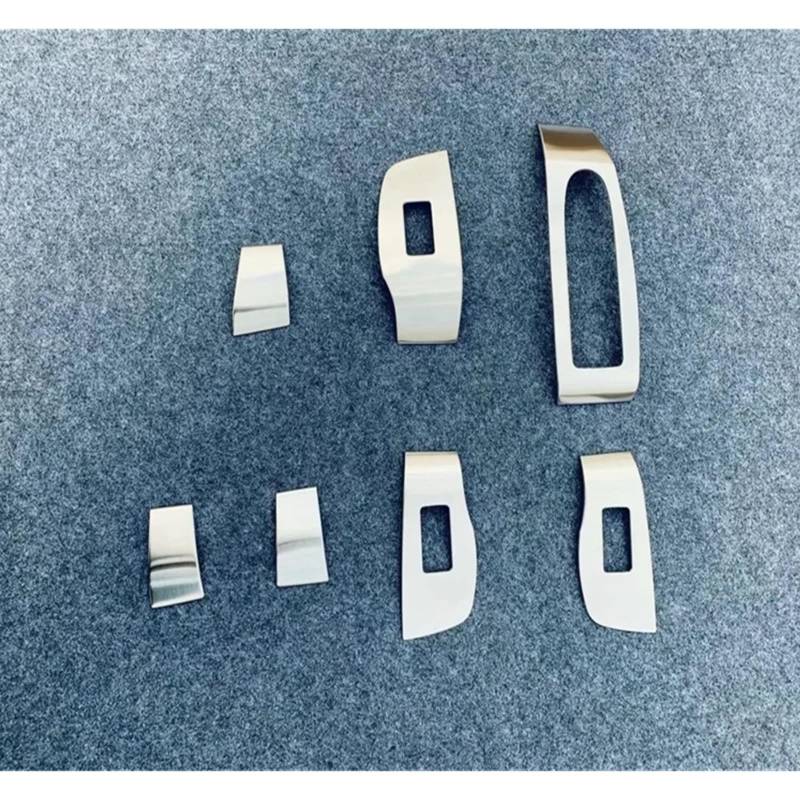 Dekorative Zubehör Für Mazda CX30 CX-30 RHD 2020 2021 Innentür Auto Armlehne Fensterheber Switchs Panel Abdeckung Armlehne Aufkleber Trim Auto Dekoration(Silber) von TQHSAG