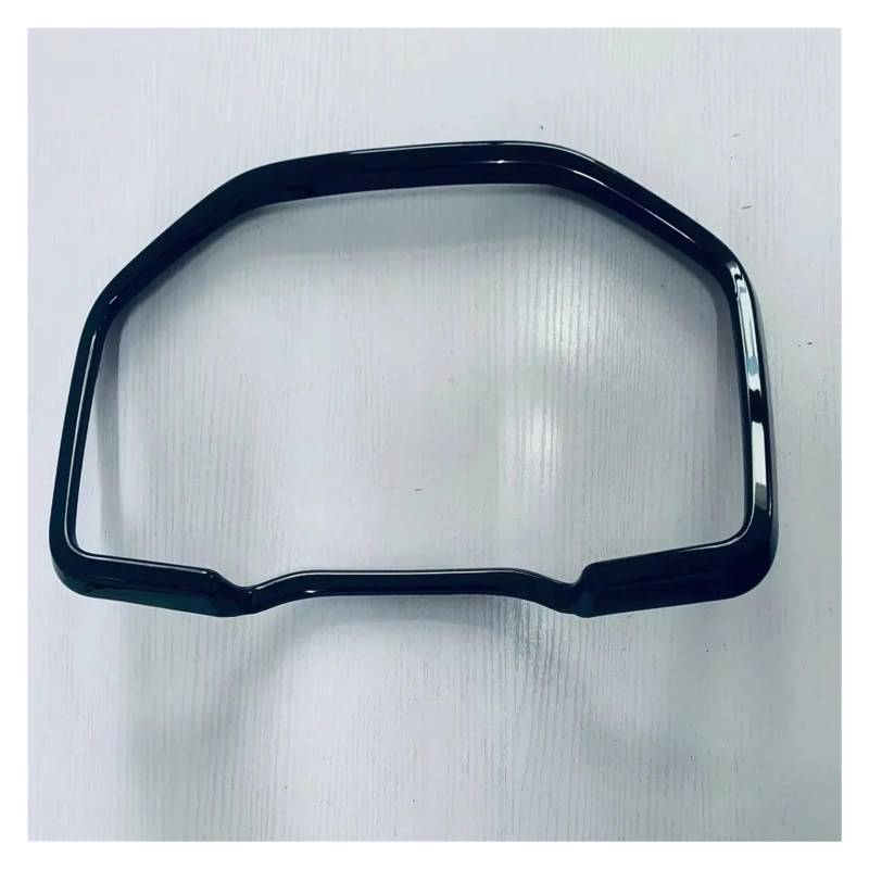 Dekorative Zubehör Für Mitsubishi Für Outlander RHD 2022 2023 2024 Auto-Dashboard Instrument Frame Panel Cover Borte Dekoration Aufkleber Auto Dekoration(Glänzend schwarz) von TQHSAG