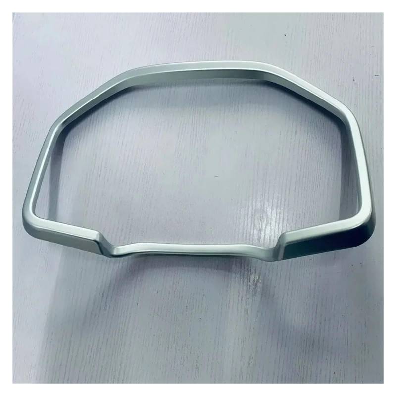 Dekorative Zubehör Für Mitsubishi Für Outlander RHD 2022-2024 Auto-Dashboard Instrument Frame Panel Cover Borte Dekoration Aufkleber Auto Dekoration(Mattes Silber.) von TQHSAG