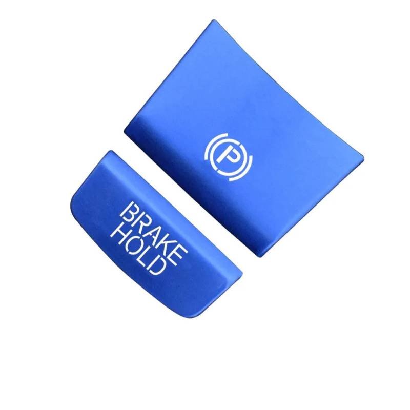 Dekorative Zubehör Für VEZEL Für HRV Auto Getriebe Position Handbremse Zentrale Steuerung Taste Abdeckung Trim Decor Auto Dekoration(Blau) von TQHSAG