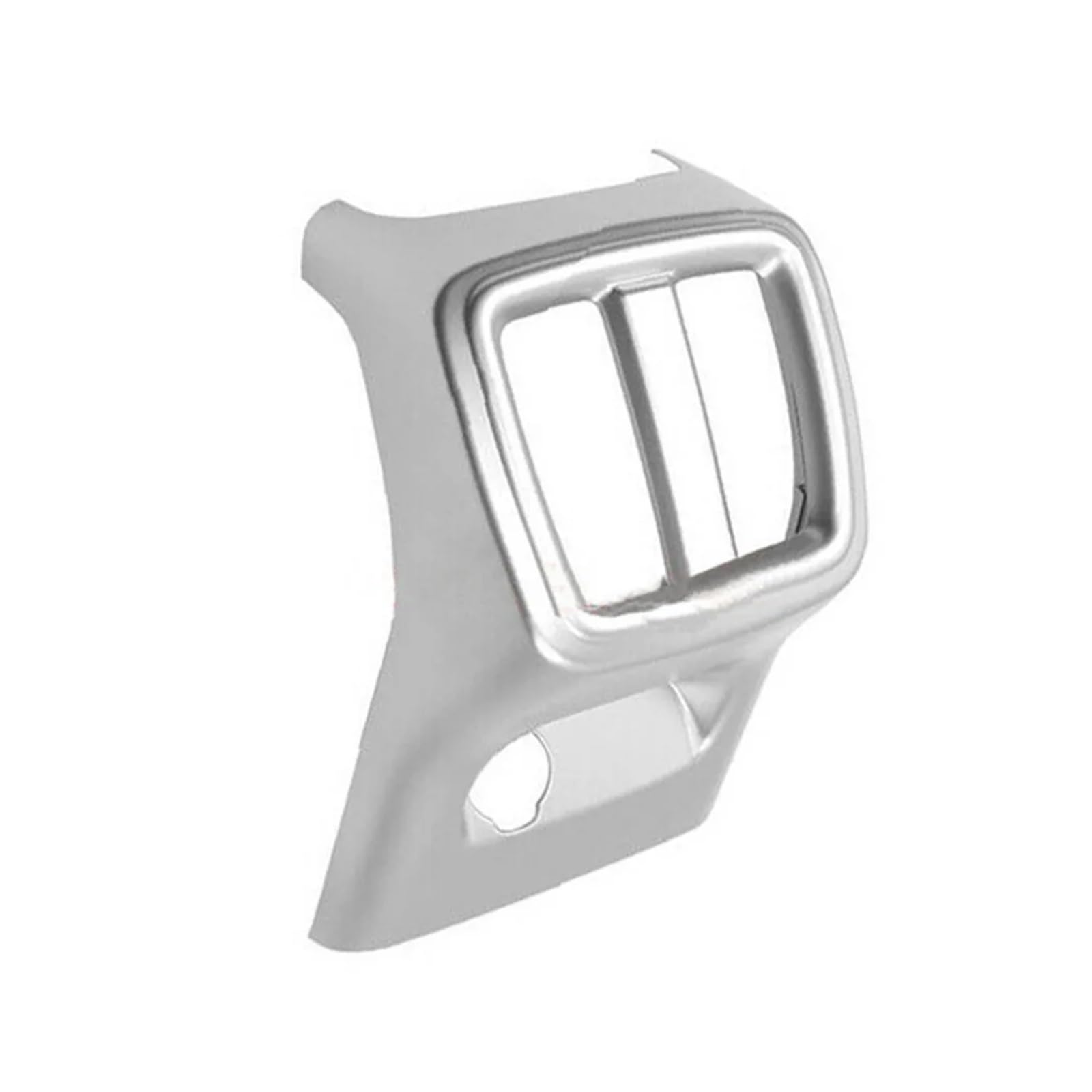 Dekorative Zubehör Für Volvo XC40 2019-2020 ABS Carbon FiberCar Armlehne Box Hinten Air Outlet Abdeckung Trim Auto Dekoration(Mattes Silber.) von TQHSAG