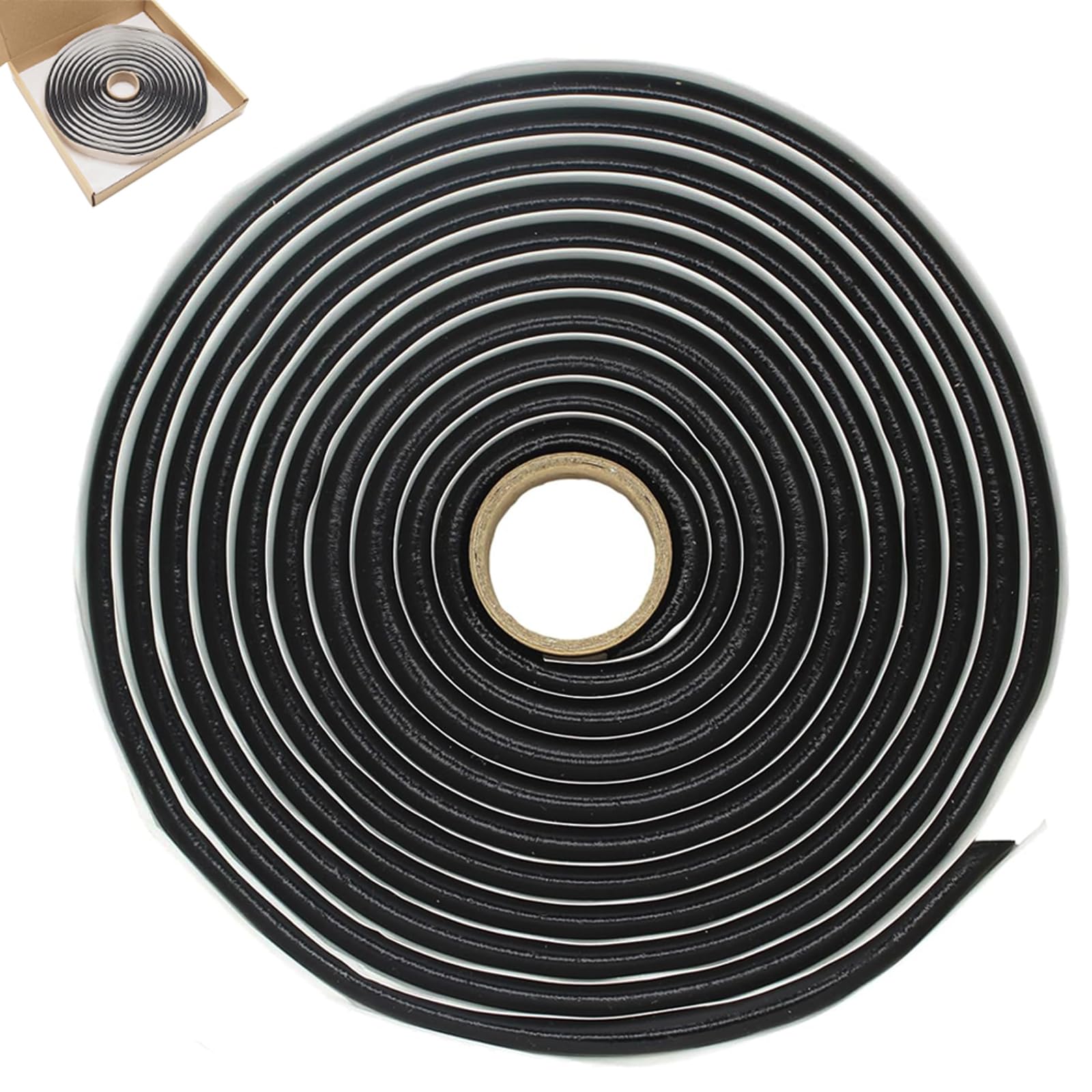 TQPXZO Butylrundschnur Klebeband, 9,5 mm x 4 m Wasserdichtes Dichtungsmittel für DIY Auto-LKW-Scheinwerfer Fenster, Tür, Windschutzscheibe, Haushaltsgeräte TQPXZO Butylrundschnur Klebeband, 9,5 mm x 4 m Wasserdichtes Dichtungsmittel für DIY Auto-LKW-Scheinwerfer Fenster, Tür, Windschutzscheibe, Haushaltsgeräte von TQPXZO