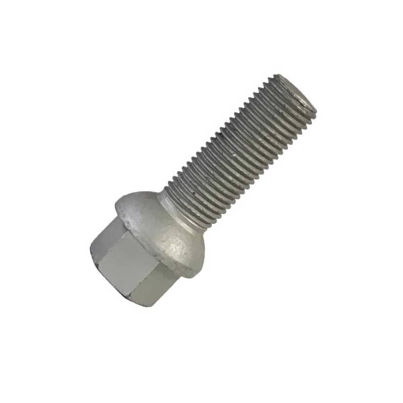 1x Radschraube Radbolzen Kugelbund M14x1,5 37mm kompatibel mit Skoda VW von TRACER