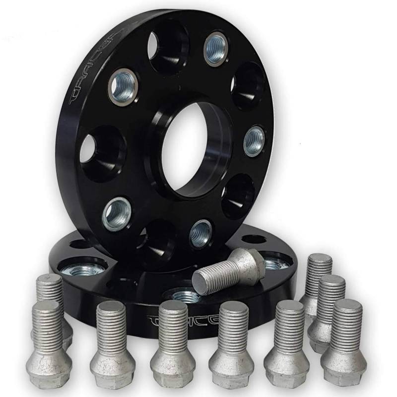 Spurverbreiterungen 5x112 2x20mm Tracer Spurplatten Distanzscheiben TRA13250BWS kompatibel mit Mercedes-Benz A-Klasse B-Klasse C-Klasse Cabriolet C-Klasse Coupe von TRACER