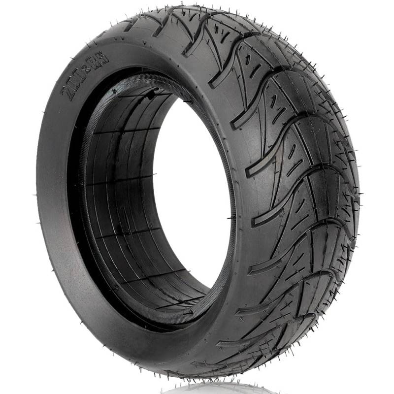 TREFAN 200 * 85 Vollreifen 8 Zoll Verbreiterter Reifen für Hero S8 X8 Varla Pegasus Elektroroller Offroad-Vollreifen Ersatzräder Verschleißfestigkeit und Stoßfestigkeit (1 PCS) von TREFAN