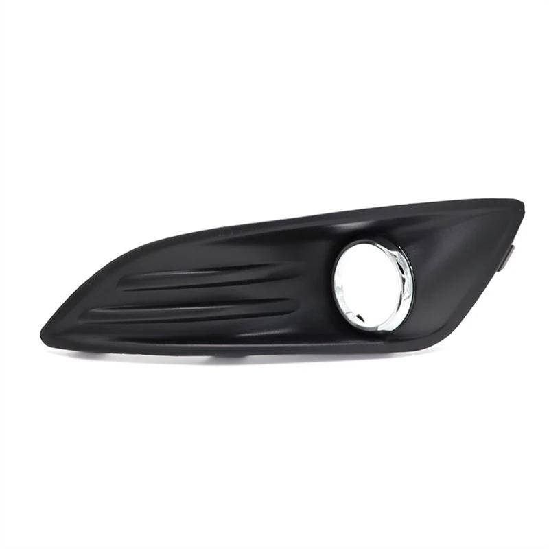 Kompatibel Mit Ford Für Fiesta 2013 2014 2015 Auto-Frontstoßstange, Nebelscheinwerfer, Lampenblende, Rahmenabdeckung, Kühlergrill, Gehäusedeckel, Verkleidungsteile Nebelscheinwerfergrill(Left 8) von TREGOO
