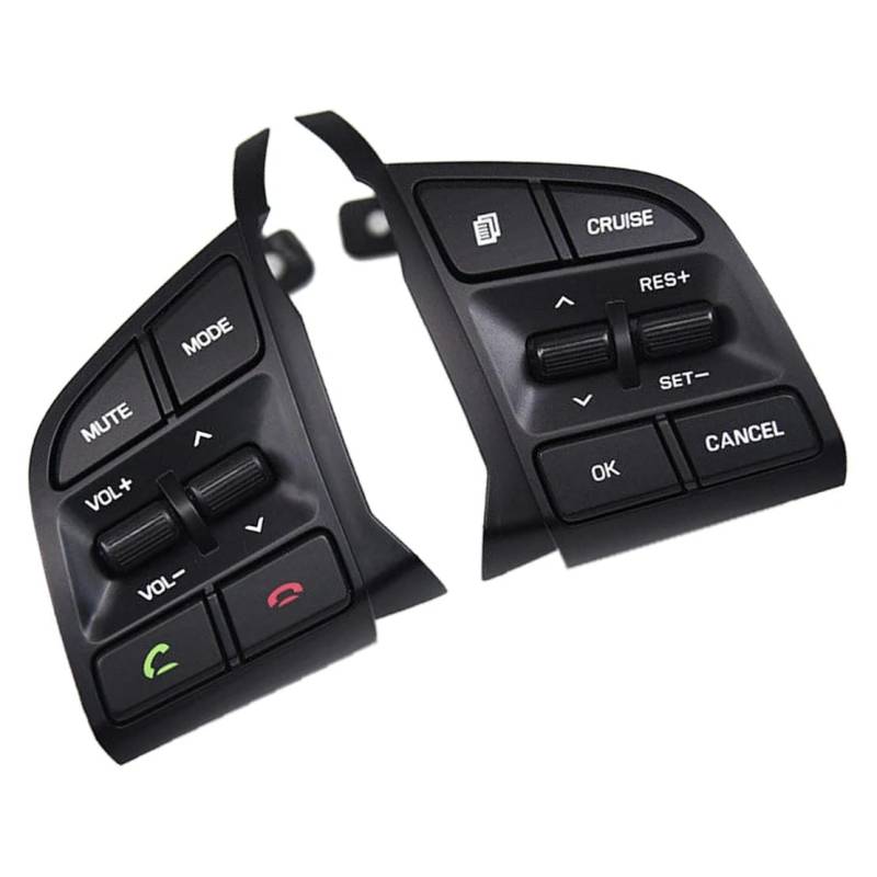 Kompatibel Mit Hyundai Für Tucson TL 2016 2017 2018 96720-D3200 Auto 1 Paar Lenkrad Audio Cruise Button Schalter Teile Automontage Schalter Lenkradsteuerung von TREGOO