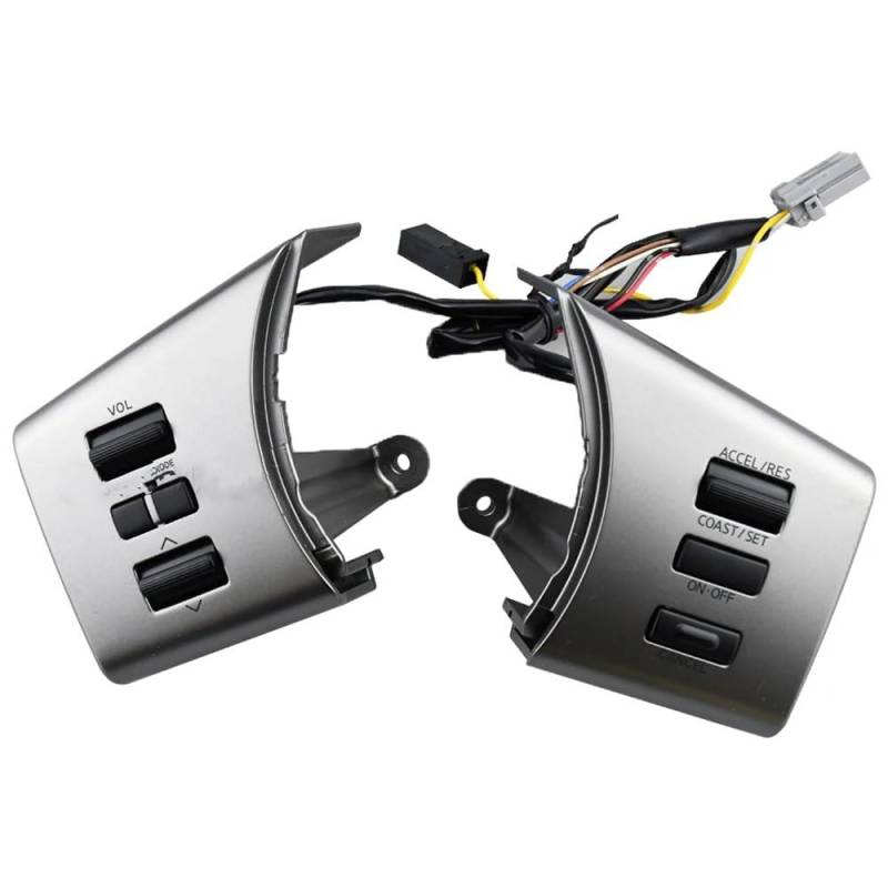 Kompatibel Mit Nissan Für Pathfinder Für Xterra Für Frontier 2005–2012 48430-2Z511 Auto-Lenkradsteuerung Lautstärke Geschwindigkeitsschalter Tasten Schalter Lenkradsteuerung von TREGOO