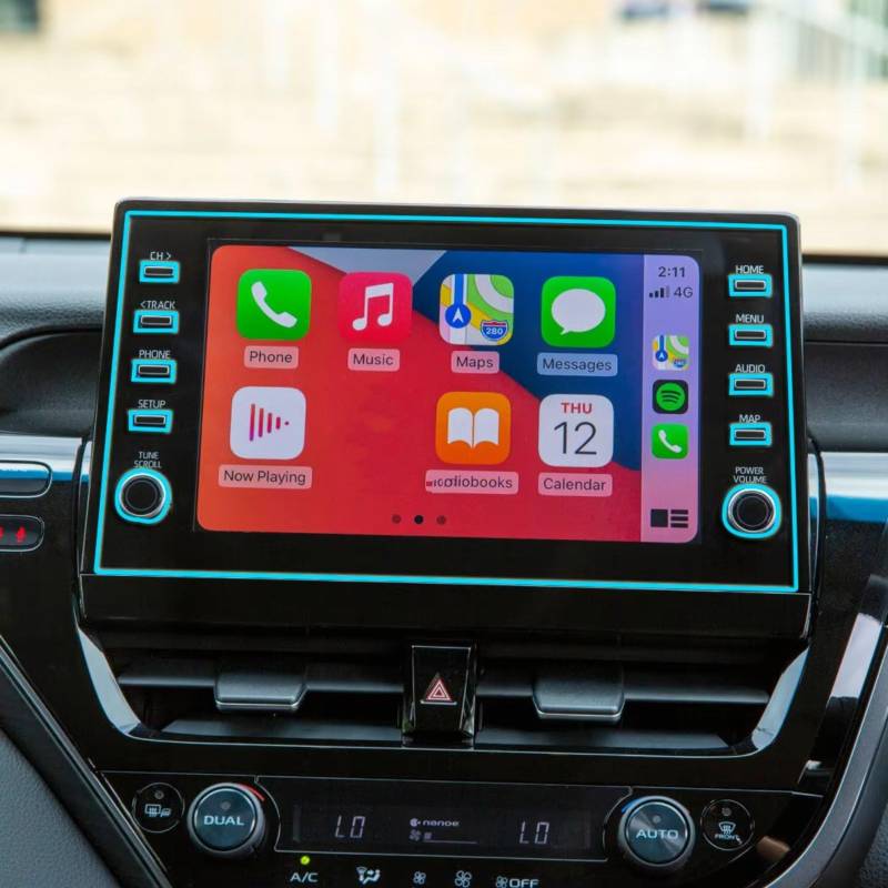 Kompatibel Mit Toyota Für Camry 2021 2022 2023 PET-Displayschutzfolie 9 Zoll Auto GPS Navigation Display Auto Zubehör Bildschirmschutzfolie von TREGOO