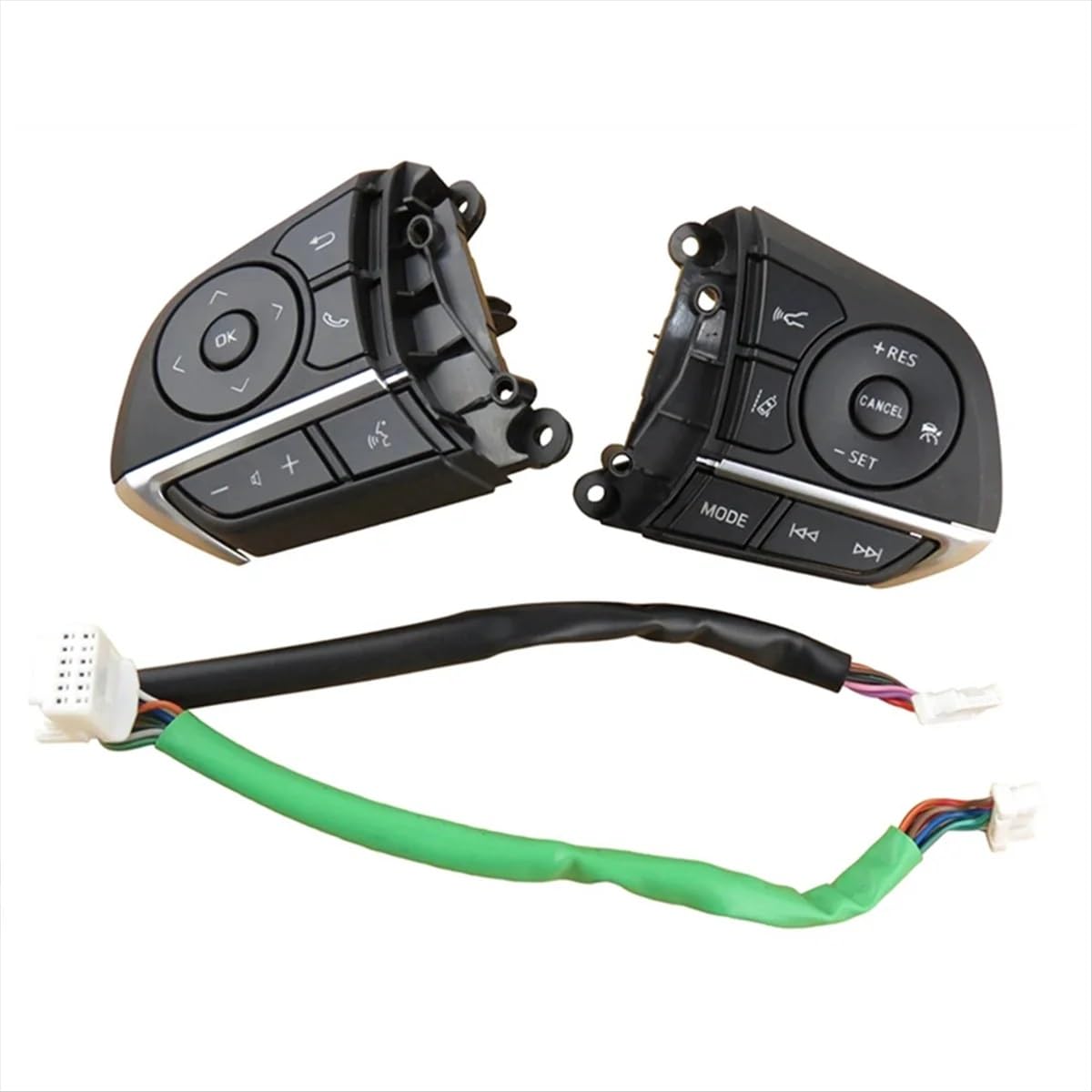 Kompatibel Mit Toyota Für Camry Xse Xle 2018 Für Corolla Für Rav4 2019 84250-06850 Lenkrad Audio Lautstärkeschalter Tempomattaste Schalter Lenkradsteuerung von TREGOO