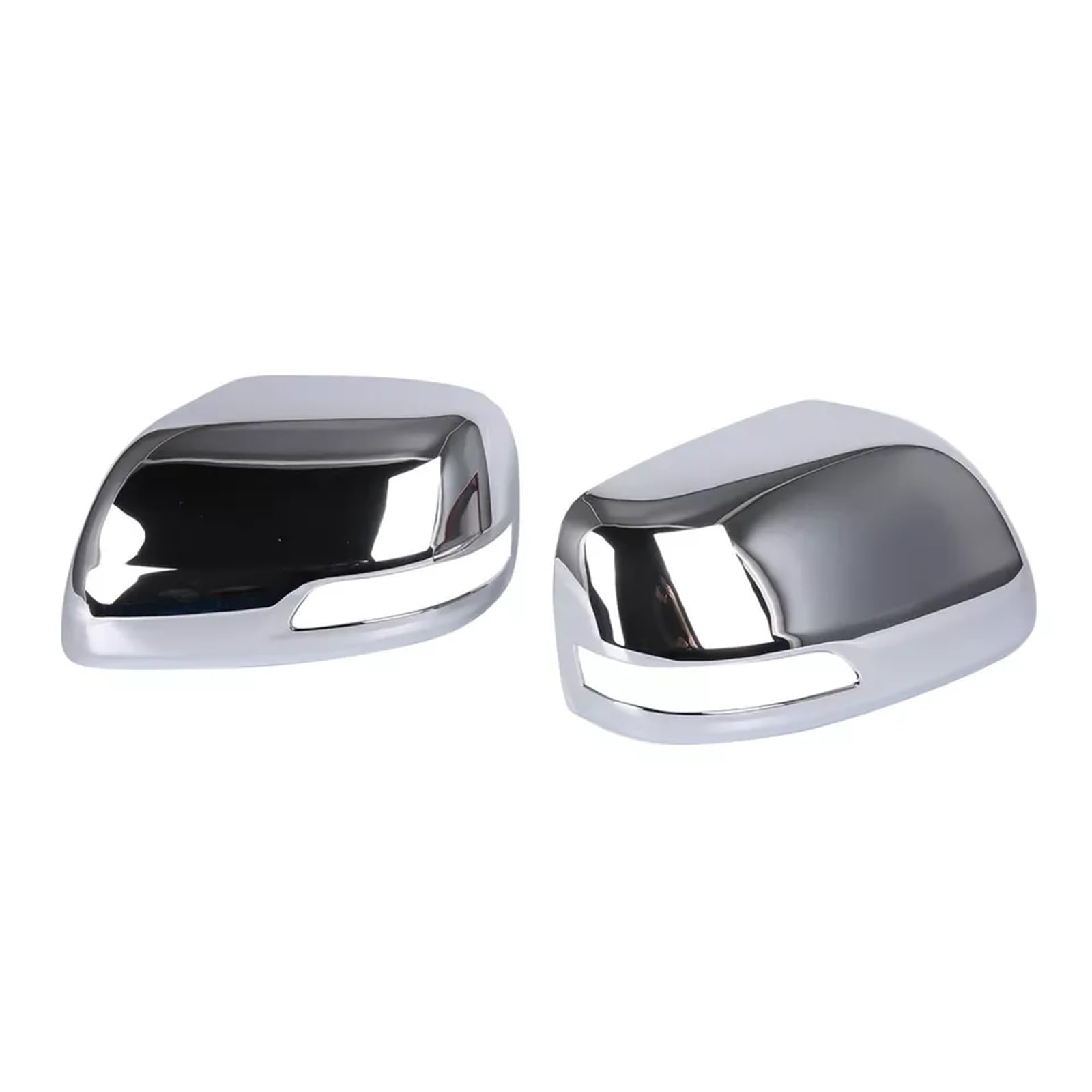 Kompatibel Mit Toyota Für Land Für Cruiser Für LC200 2012–2021, Auto-Rückspiegelabdeckung, Autospiegelabdeckungen, Kappen, Türspiegelabdeckungen, Kappen Auto-Rückspiegelkappe(Silver) von TREGOO