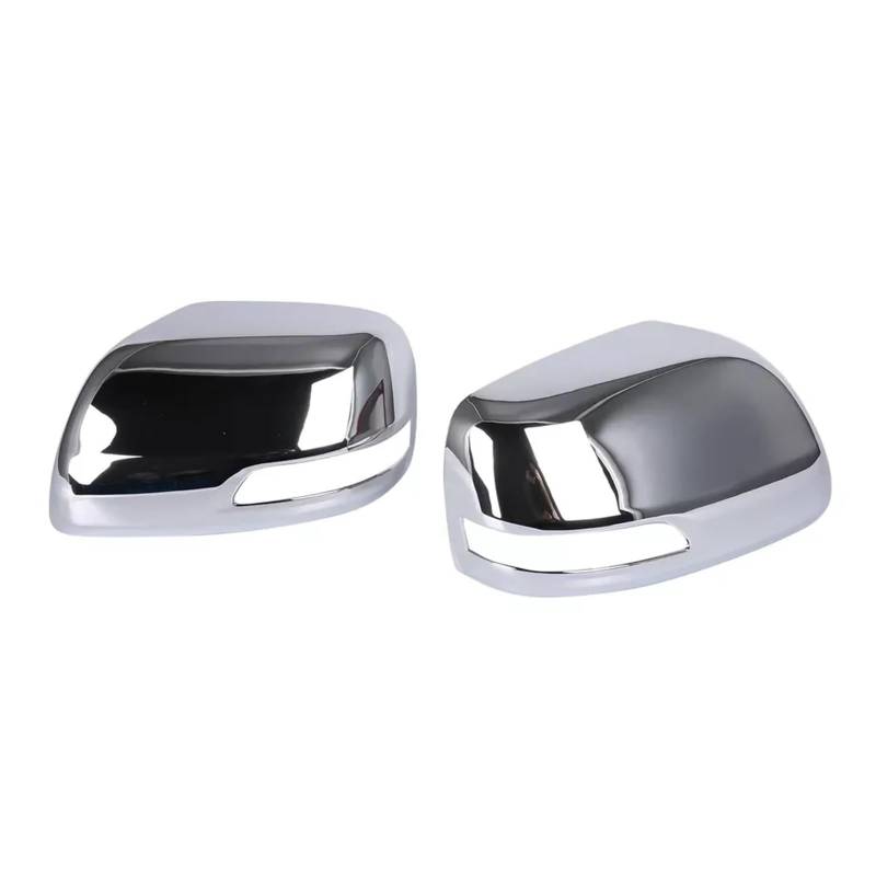 Kompatibel Mit Toyota Für Land Für Cruiser Für LC200 2012–2021, Auto-Rückspiegelabdeckung, Autospiegelabdeckungen, Kappen, Türspiegelabdeckungen, Kappen Auto-Rückspiegelkappe(Silver) von TREGOO