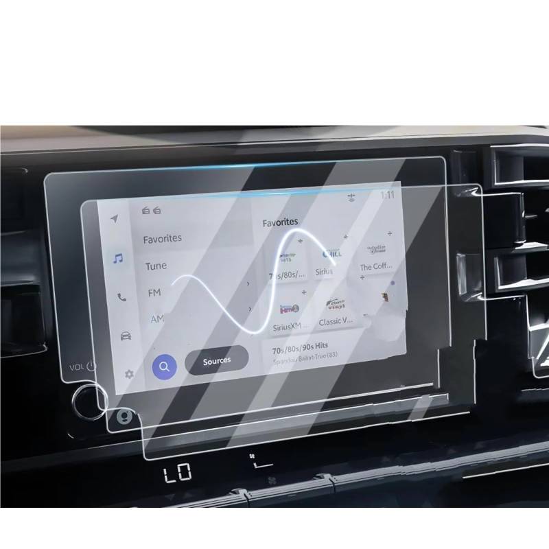 Kompatibel Mit Toyota Für Tundra 2022 2023 2024 Autozubehör 8 Zoll GPS-Navigation Gehärtetes Glas Displayschutzfolie Bildschirmschutzfolie von TREGOO