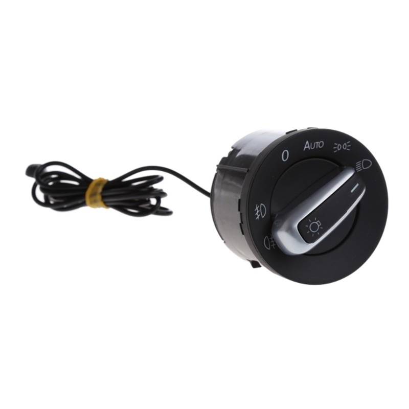 Kompatibel Mit VW Für Golf MK5 MK6 Für Tiguan Für Touran Lichtsensor Automatischer Scheinwerfersensor Und Schalter Autoscheinwerferschalter Auto Lichtschalter von TREGOO