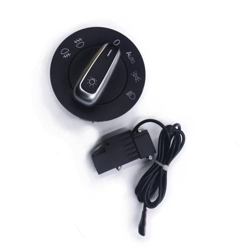Kompatibel Mit VW Für Tiguan Für Cc Für Golf Plus 2008 2009 2010 2011 2012 Scheinwerferschalter Auto Scheinwerferschalter Sensor 3C8941431A Auto Lichtschalter von TREGOO