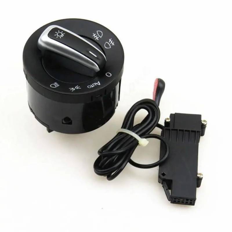 Kompatibel Mit VW Für Tiguan Für Golf Plus Für Cc 2008 2009 2010 2011 2012 Auto Scheinwerfer Nebelscheinwerfer Steuerschalter Sensor 5ND941431B Auto Lichtschalter von TREGOO