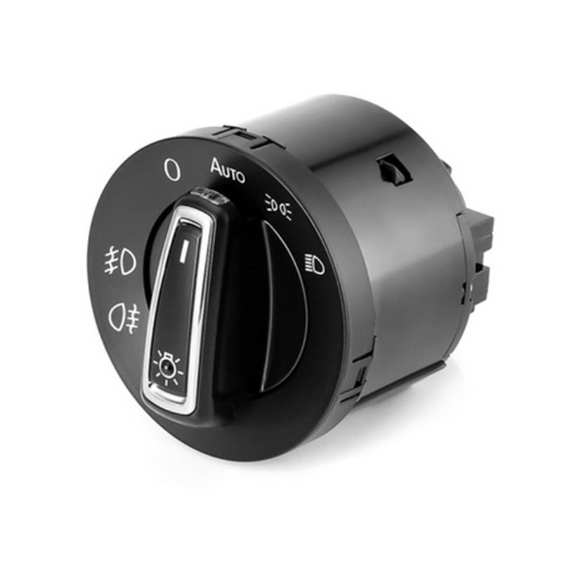 Kompatibel Mit VW Für Tiguan Für Touran Für Golf Für J&etta MK5 6 Auto Scheinwerfer Scheinwerfer Schalter Lichtsensor Modul Steuersensor Auto Lichtschalter(10Pin) von TREGOO
