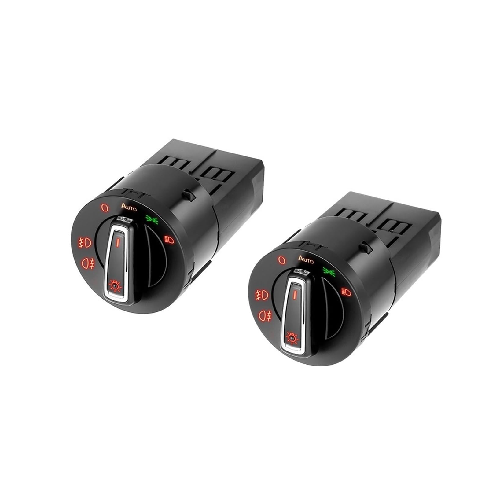 Kompatibel Mit VW Für Tiguan Für Touran Für Golf Für J&etta MK5 6 Auto Scheinwerfer Scheinwerfer Schalter Lichtsensor Modul Steuersensor Auto Lichtschalter(2PCS 14Pin) von TREGOO