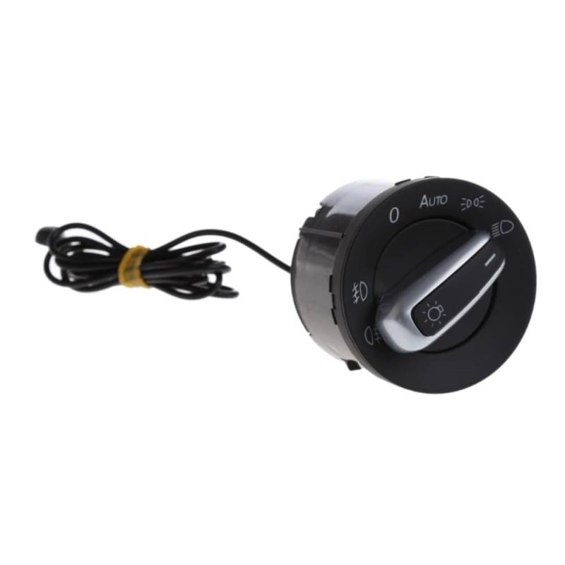 Kompatibel Mit VW Für Tiguan Für Touran Für Golf MK5 MK6 Auto Lichtsensor Automatischer Scheinwerfersensor Und Schalter Scheinwerferschalter Auto Lichtschalter von TREGOO