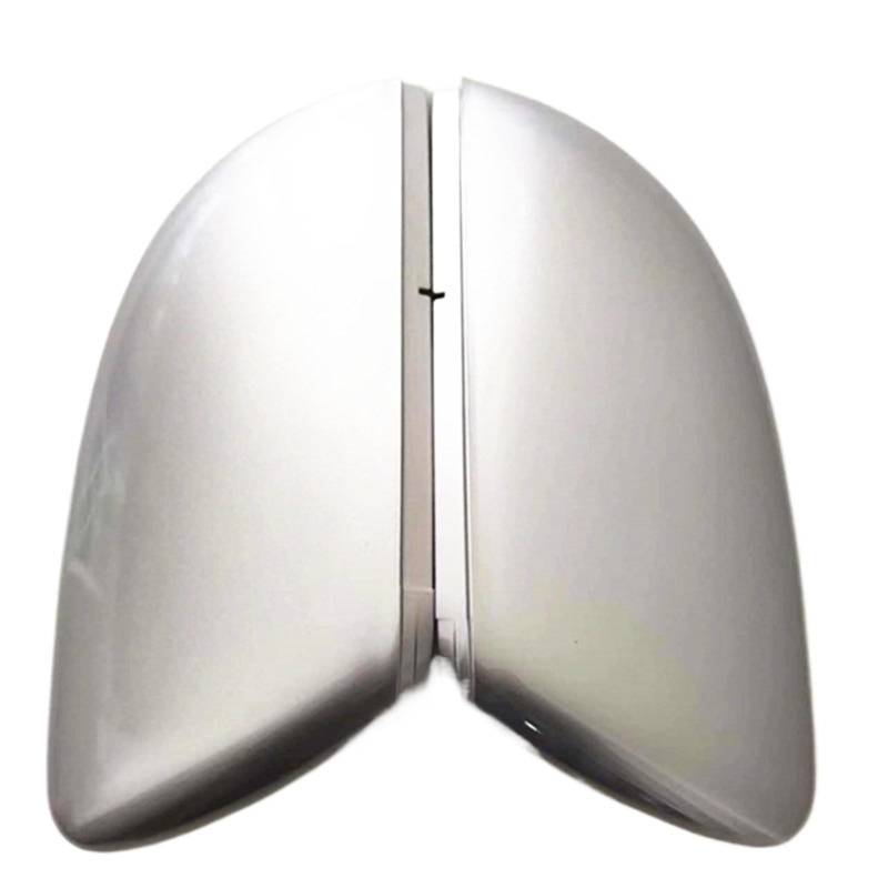 Kompatibel Mit VW Für Touran 2011–2015, Rückansichtskappe, Seitliche Rückspiegelschalen, Rückspiegel-Abdeckung, OEM: 5K0857537, 5K0857538 Auto-Rückspiegelkappe(Silver) von TREGOO