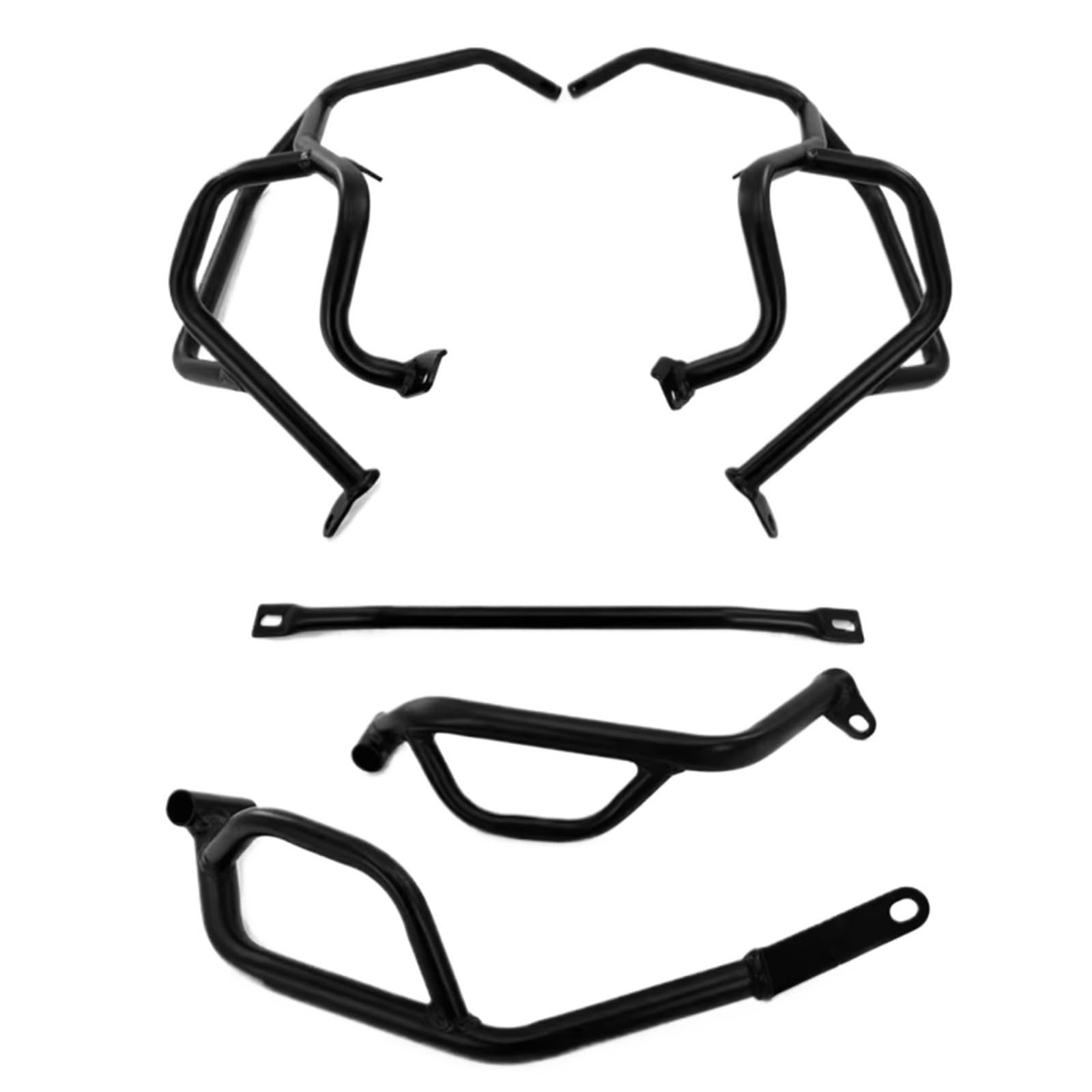 Sturzbügel Kompatibel Mit Aprilia Für Tuareg 660 2022 2023 Motorradzubehör Highway Crash Bar Rahmenschutz Stoßfänger-Absturzsicherungssatz(Black,1 Set) von TREGOO