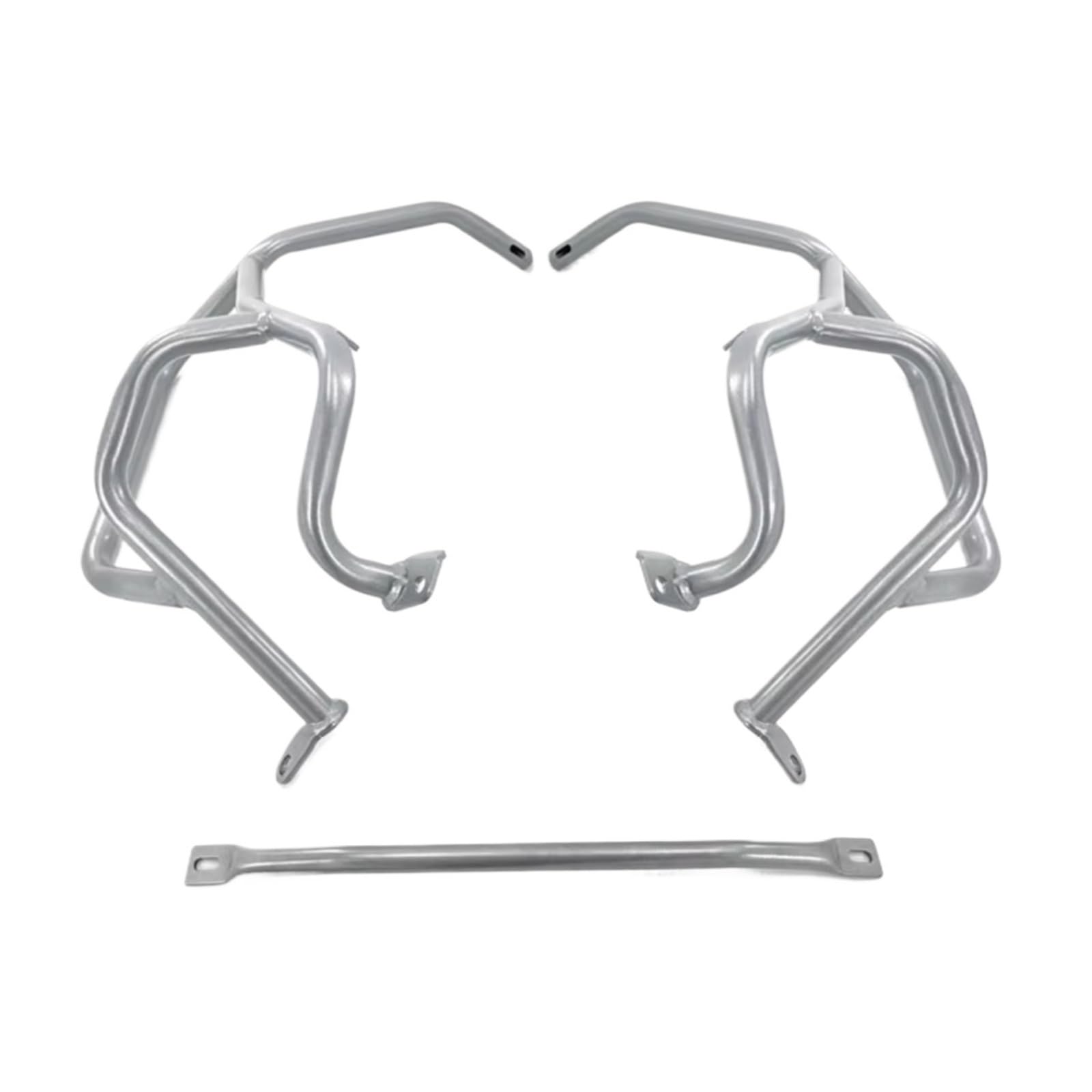 Sturzbügel Kompatibel Mit Aprilia Für Tuareg 660 2022 2023 Motorradzubehör Highway Crash Bar Rahmenschutz Stoßfänger-Absturzsicherungssatz(Silver,Upper Only) von TREGOO