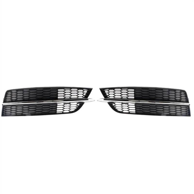 TREGOO Kompatibel Mit A7 S7 Sports 2015 2016 2017 2018 Frontstoßstange Nebelscheinwerfer-Abdeckungsrahmen Nebelscheinwerfergitter Racing Grills Autozubehör Nebelscheinwerfergrill(Pair) von TREGOO