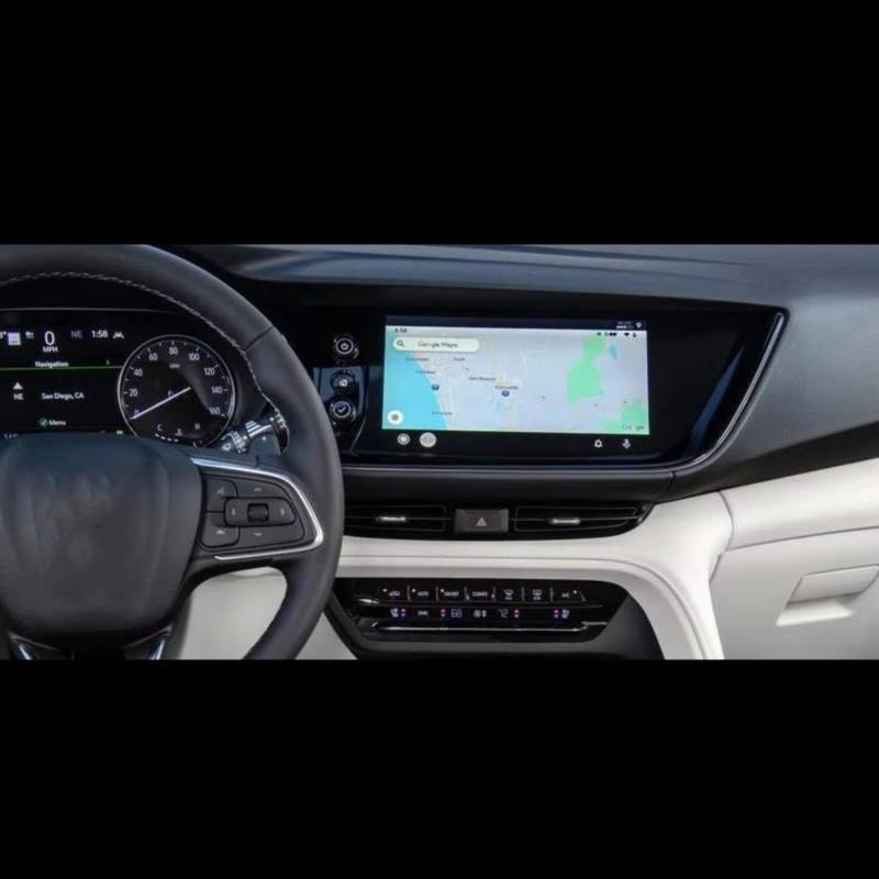 TREGOO Kompatibel Mit Buick Für Envision 2021 2022 2023 Auto 10,25 Zoll Infotainment GPS Navigation Displayschutzfolie Aus Gehärtetem Glas Bildschirmschutzfolie von TREGOO