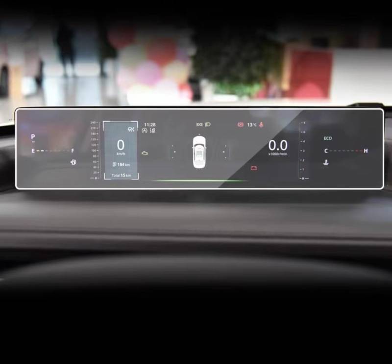 TREGOO Kompatibel Mit Changan Für Lamore 2023 2024 Auto 13,2 Zoll GPS-Navigations-Center-Display Und Armaturenbrett-Displayschutzfolie Aus Gehärtetem Glas Bildschirmschutzfolie(Dashboard) von TREGOO