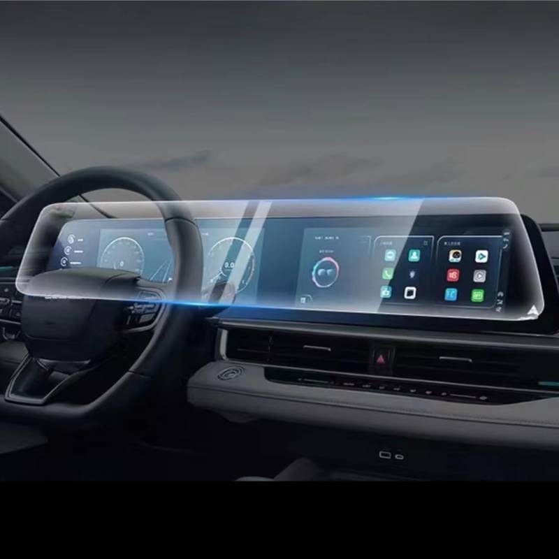 TREGOO Kompatibel Mit Chery Für Arrizo 8 2023 Auto 12,3 Zoll LCD GPS Navigation Und Armaturenbrett TPU Displayschutzfolie Bildschirmschutzfolie von TREGOO