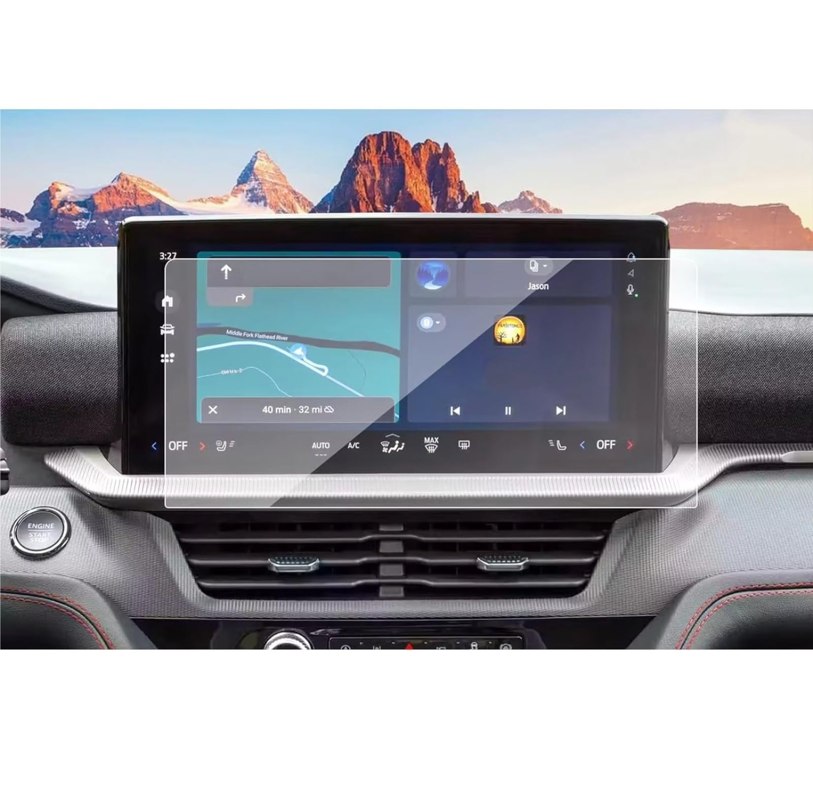 TREGOO Kompatibel Mit Ford Für Explorer 2024 Auto 13,2 Zoll Infotainment LCD Auto GPS Navigation Gehärtetes Glas Displayschutzfolie Bildschirmschutzfolie TREGOO Kompatibel Mit Ford Für Explorer 2024 Auto 13,2 Zoll Infotainment LCD Auto GPS Navigation Gehärtetes Glas Displayschutzfolie Bildschirmschutzfolie von TREGOO
